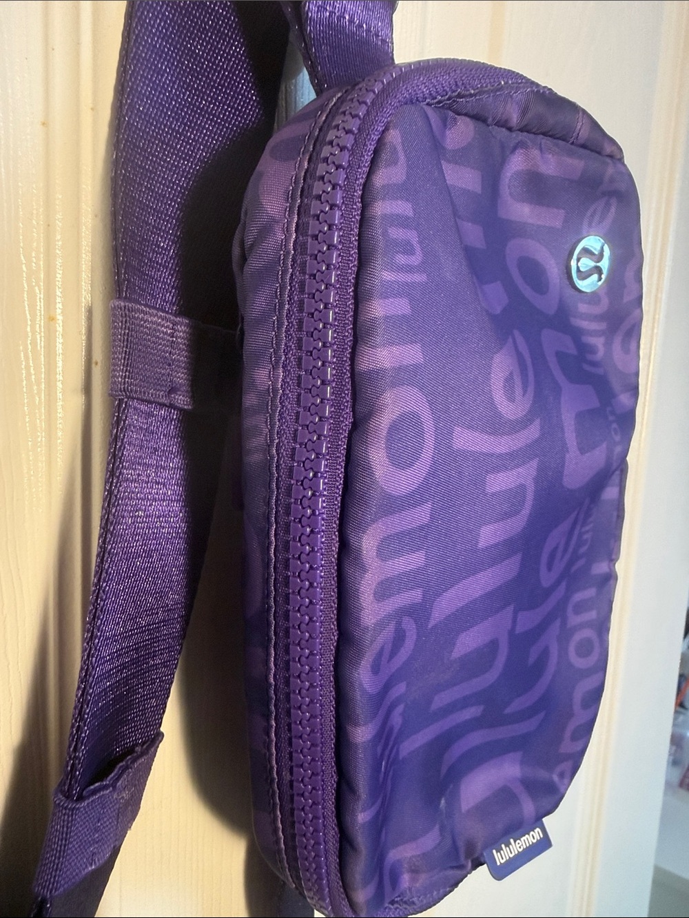 lululemon athletica Purple Logo Sling Belt Bag - Picture 2 of 5